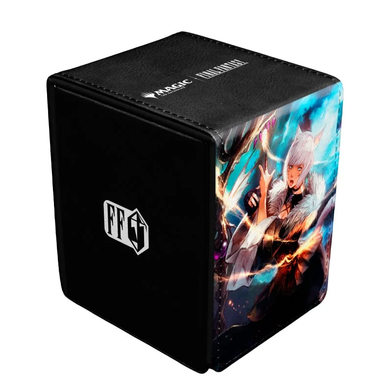Ultra Pro - Final Fantasy Premium Alcove Flip Deck Box (100 double-sleeved cards) 76 × 100 × 83 mm - Y'shotola Rhul